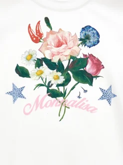 T-shirt cotone stampa floreale