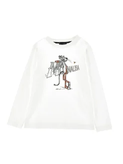 T-shirt cotone stampa Pink Panther