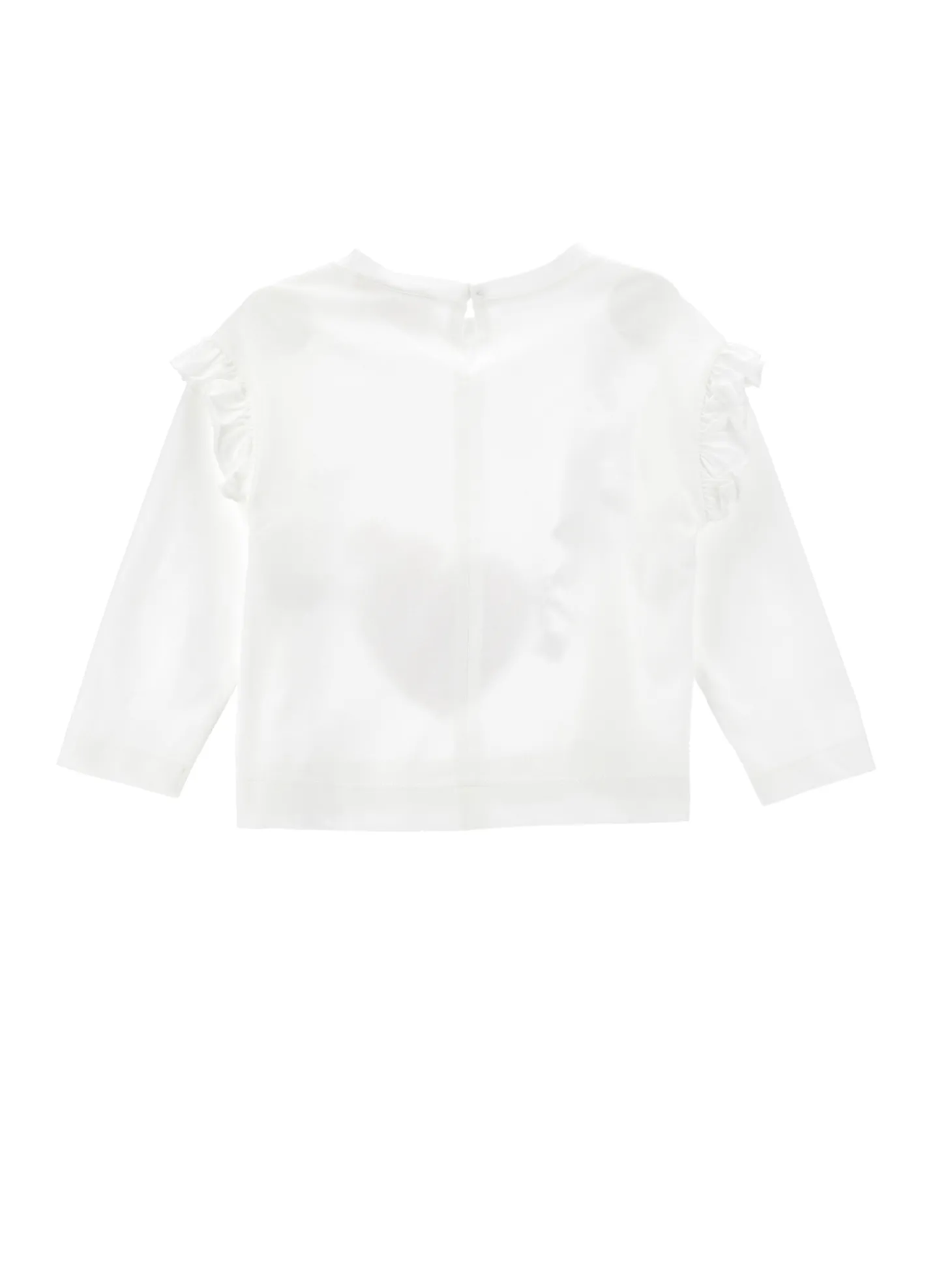 T-shirt cotone stampa tracolla