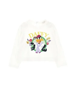 T-shirt cropped Daffy Duck