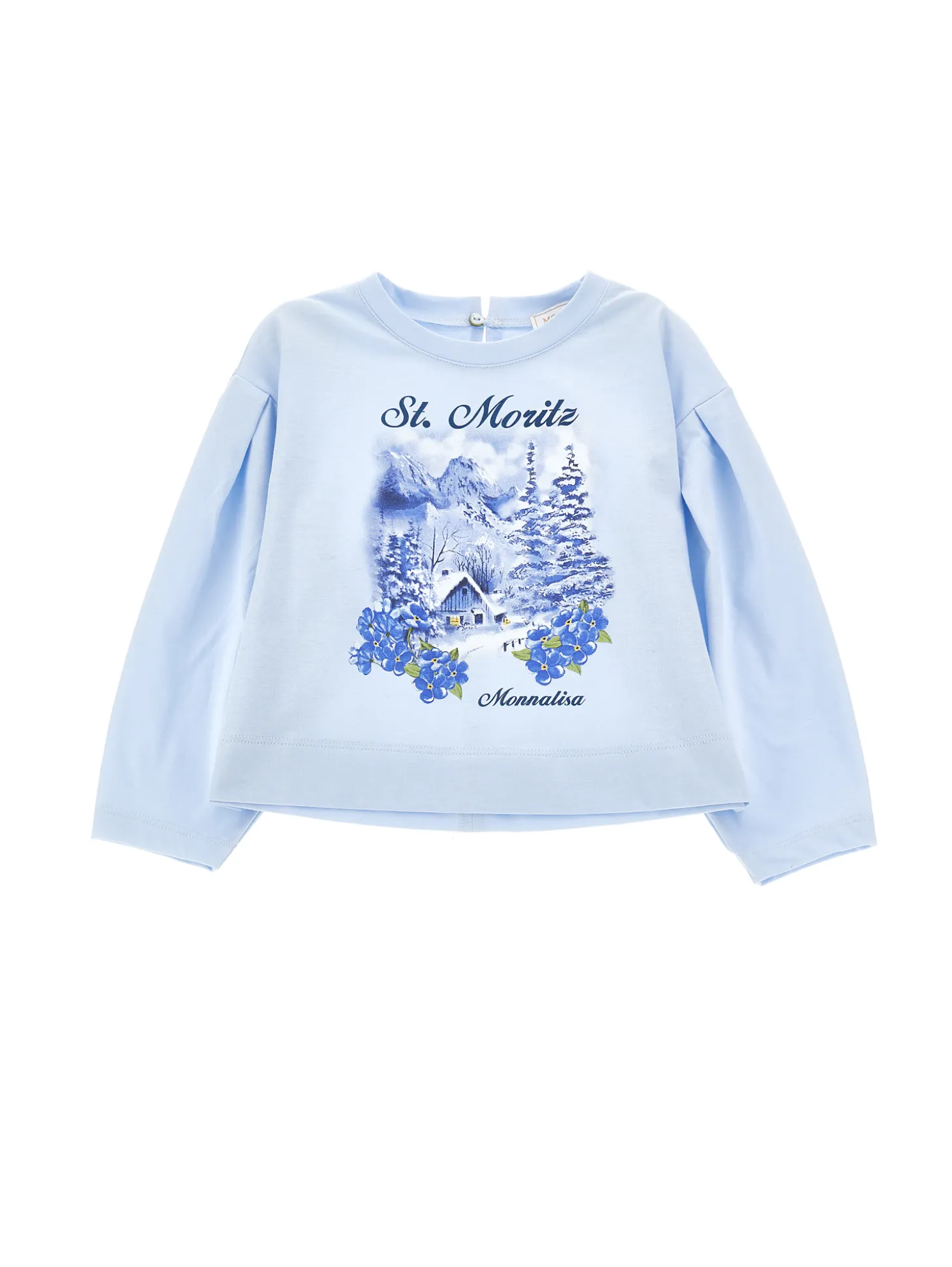 T-shirt cropped stampa baita