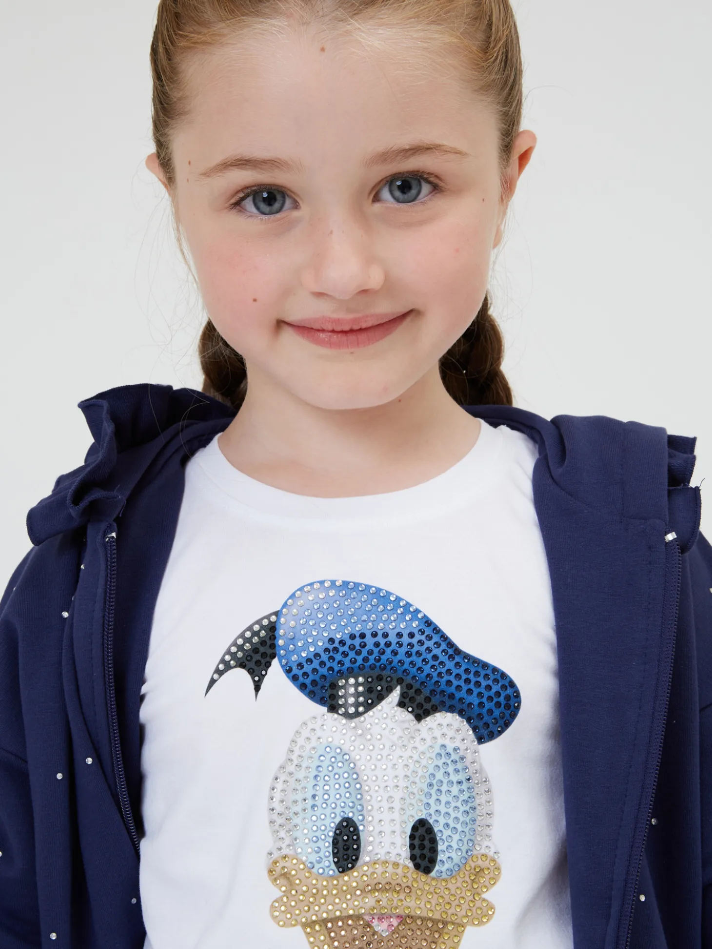 T-shirt Donald Duck strass