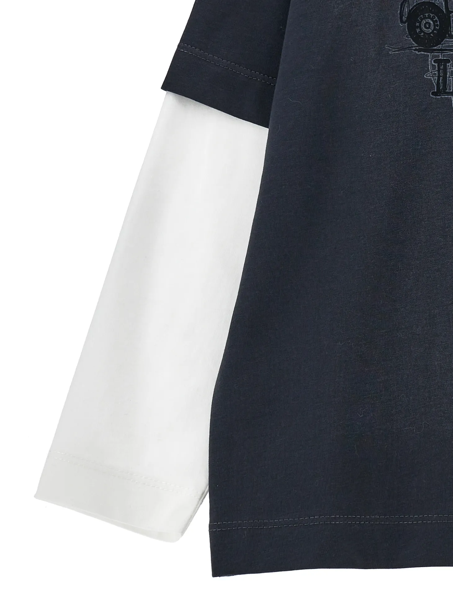 T-shirt doppia manica