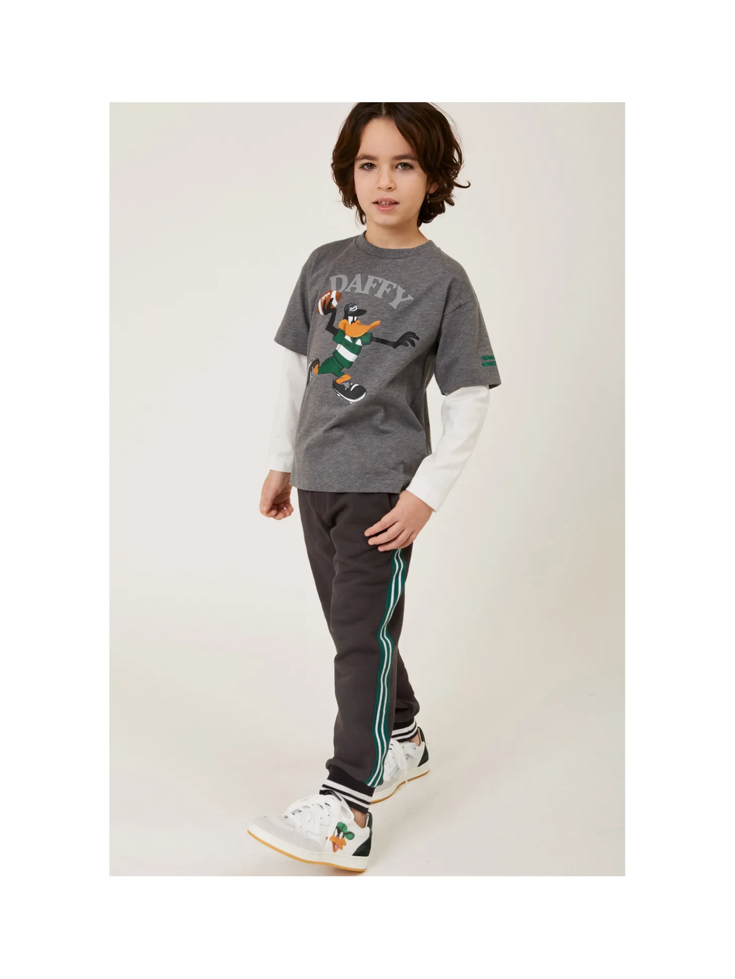 T-shirt doppia manica Daffy Duck