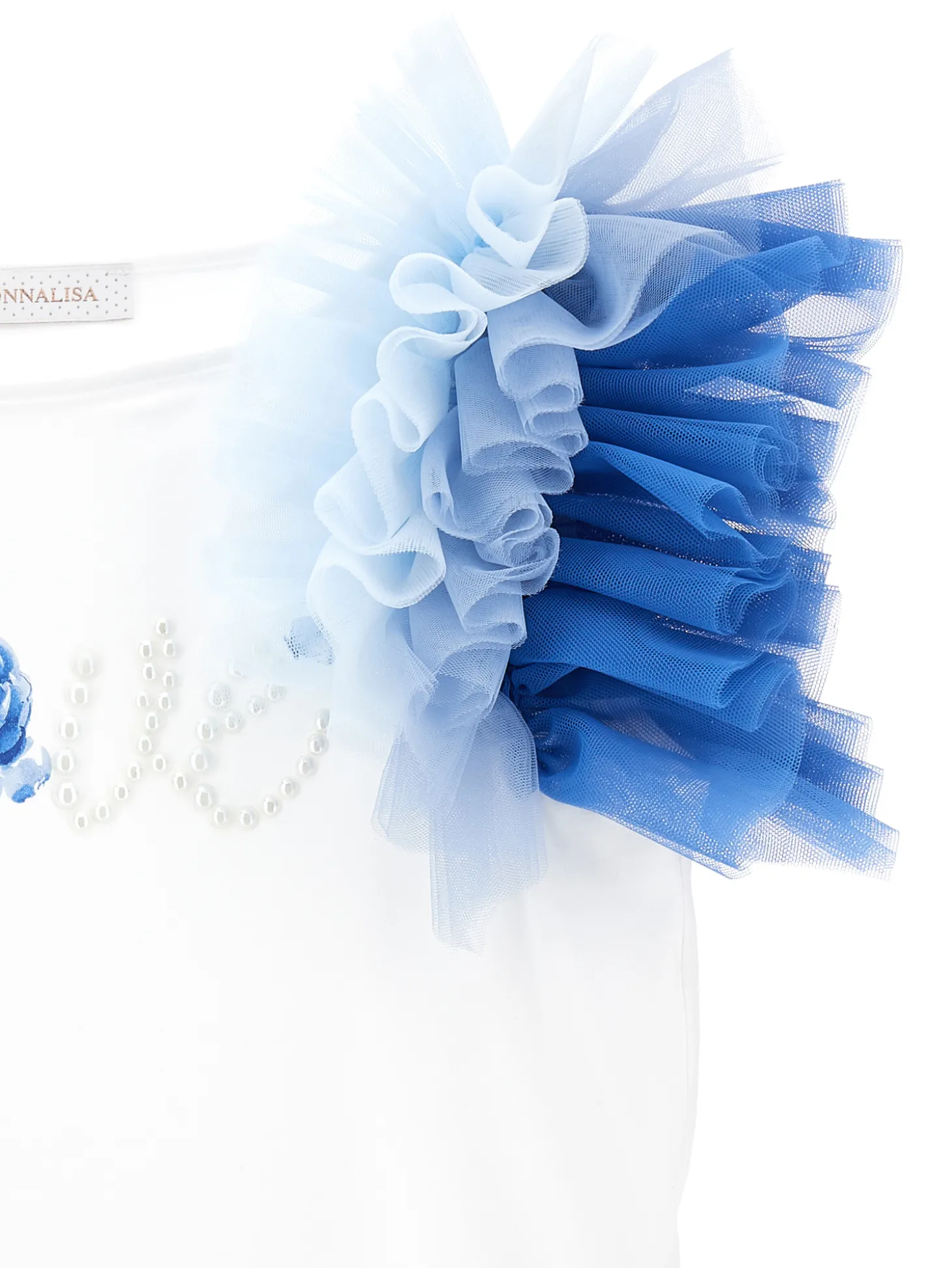 T-shirt jersey con galette e LOVE