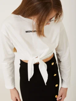 T-shirt jersey con nodo