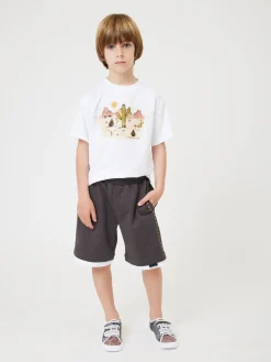 T-shirt jersey con stampa rodeo