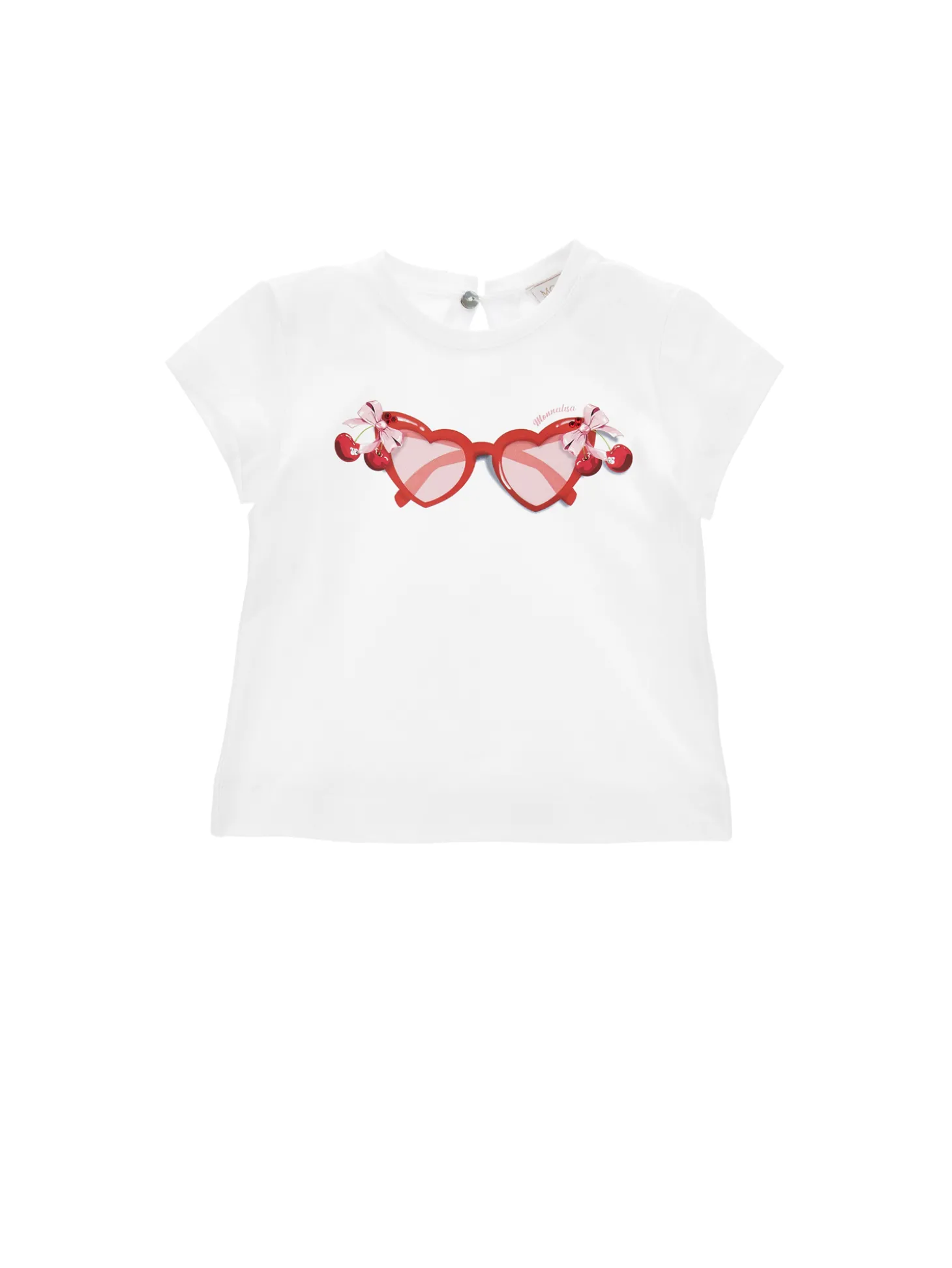 T-shirt jersey stampa occhiali