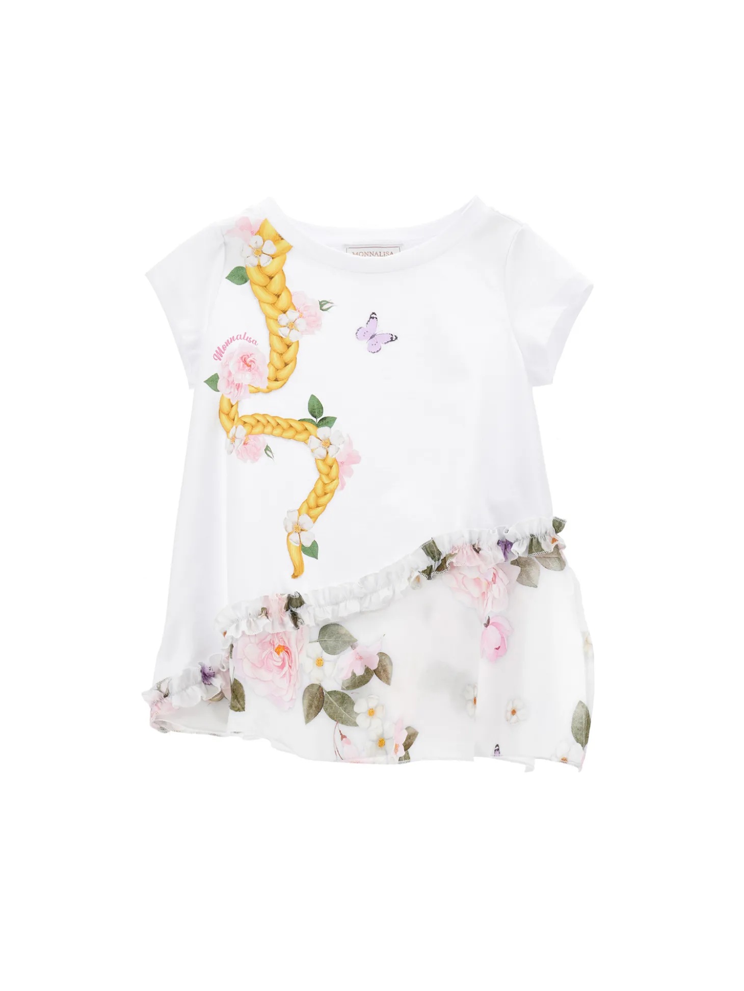 T-shirt jersey stretch floreale