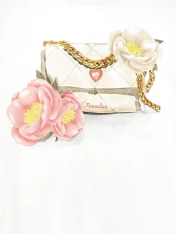 T-shirt lunga stampa bag
