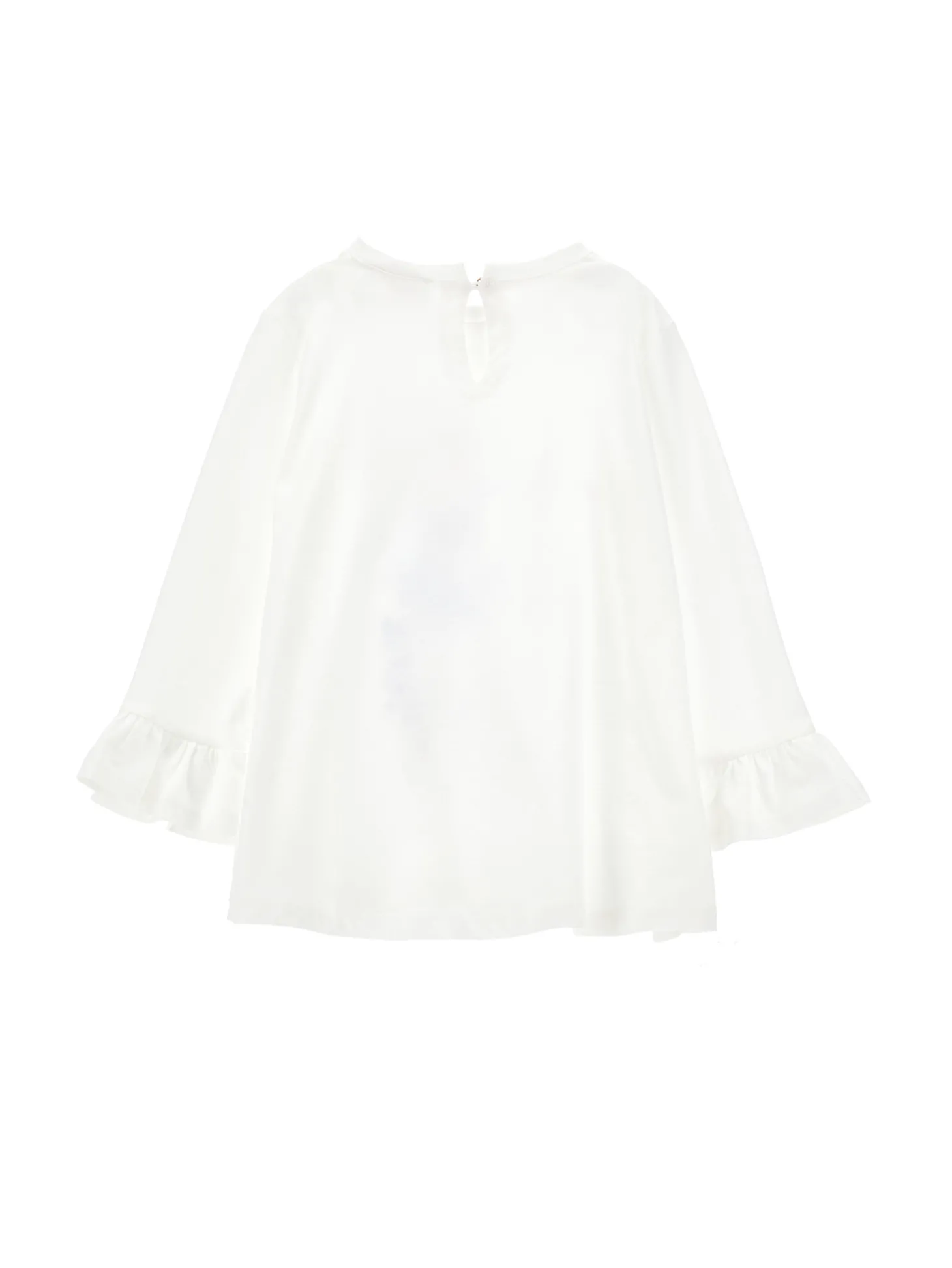 T-shirt pattinatrice con strass