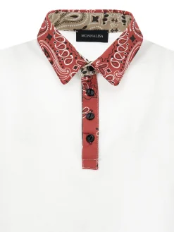 T-shirt piquet paisley