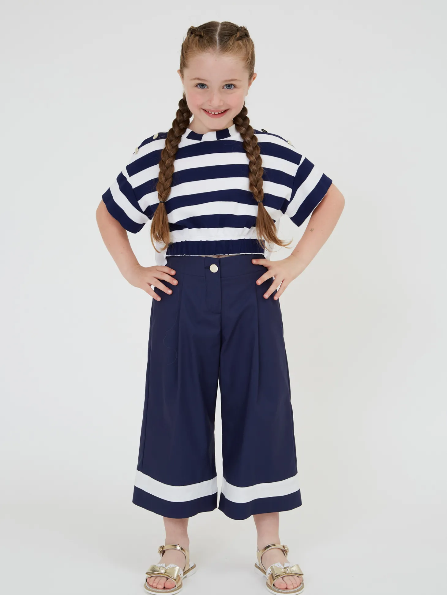 T-shirt punto Milano marine