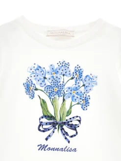 T-shirt stampa bouquet