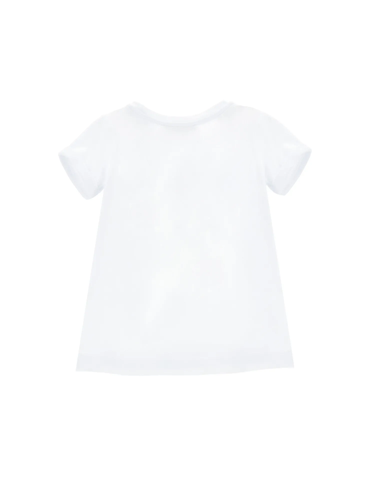 T-shirt stampa marinière in strass e perle