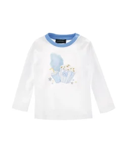 T-shirt stampa pop  maniche lunghe