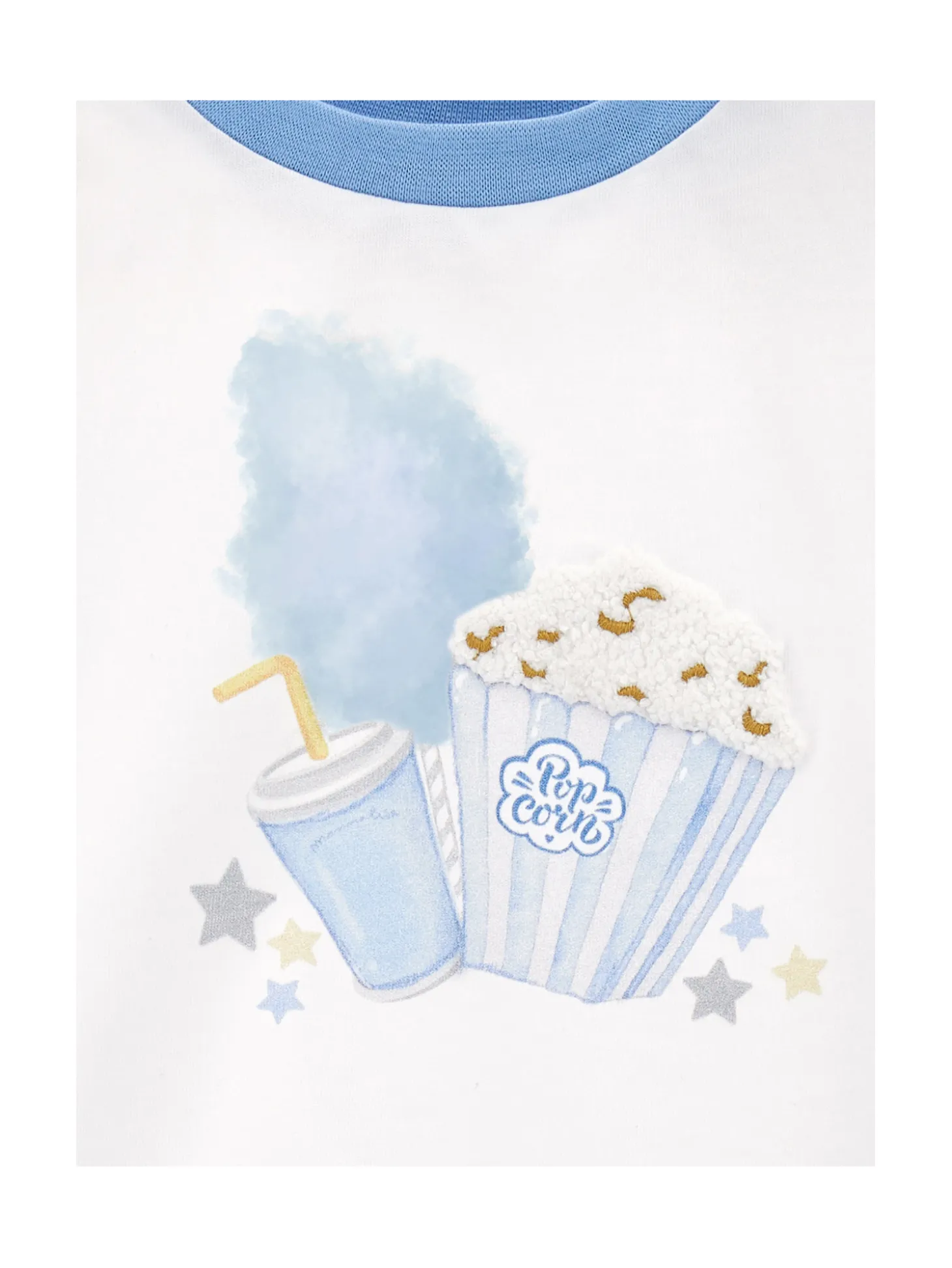 T-shirt stampa pop maniche lunghe