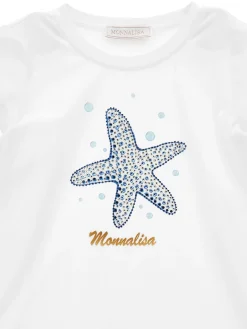 T-shirt stellina strass