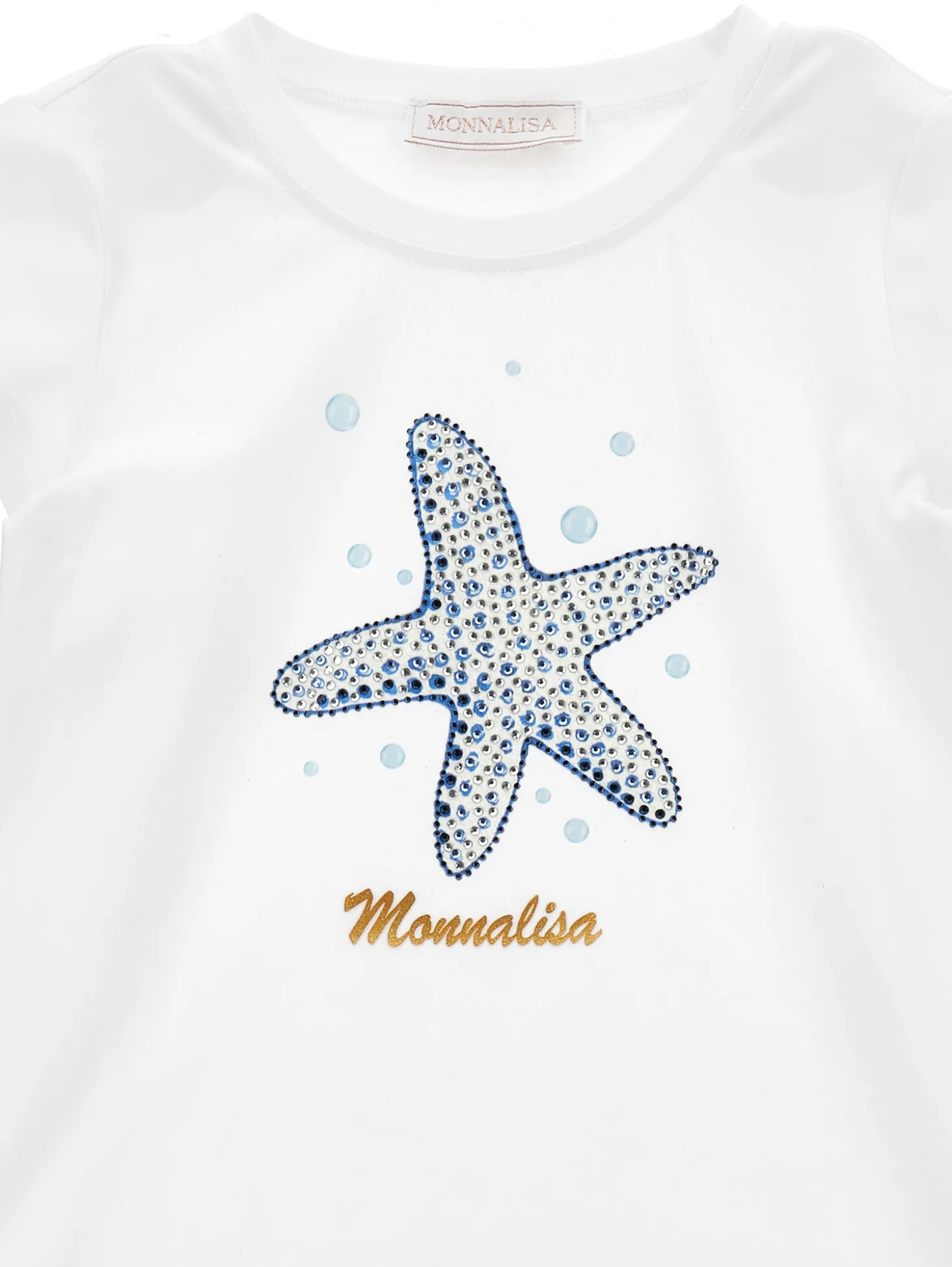 T-shirt stellina strass