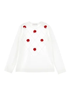 T-shirt strass e fiocchi