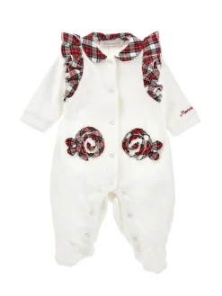 Tutina ciniglia con galette tartan