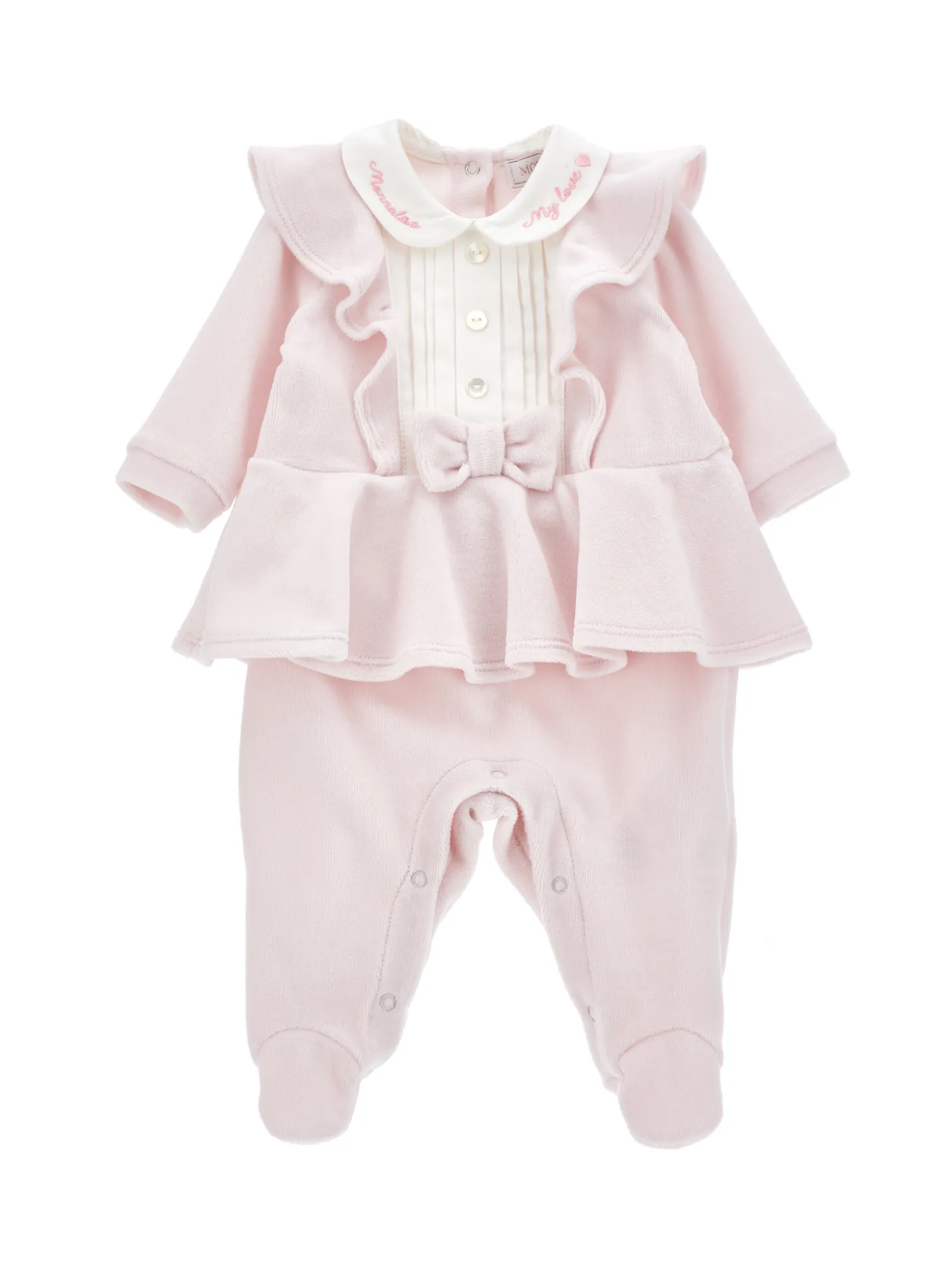 Tutina ciniglia con plastron
