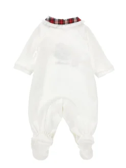 Tutina cotone colletto tartan