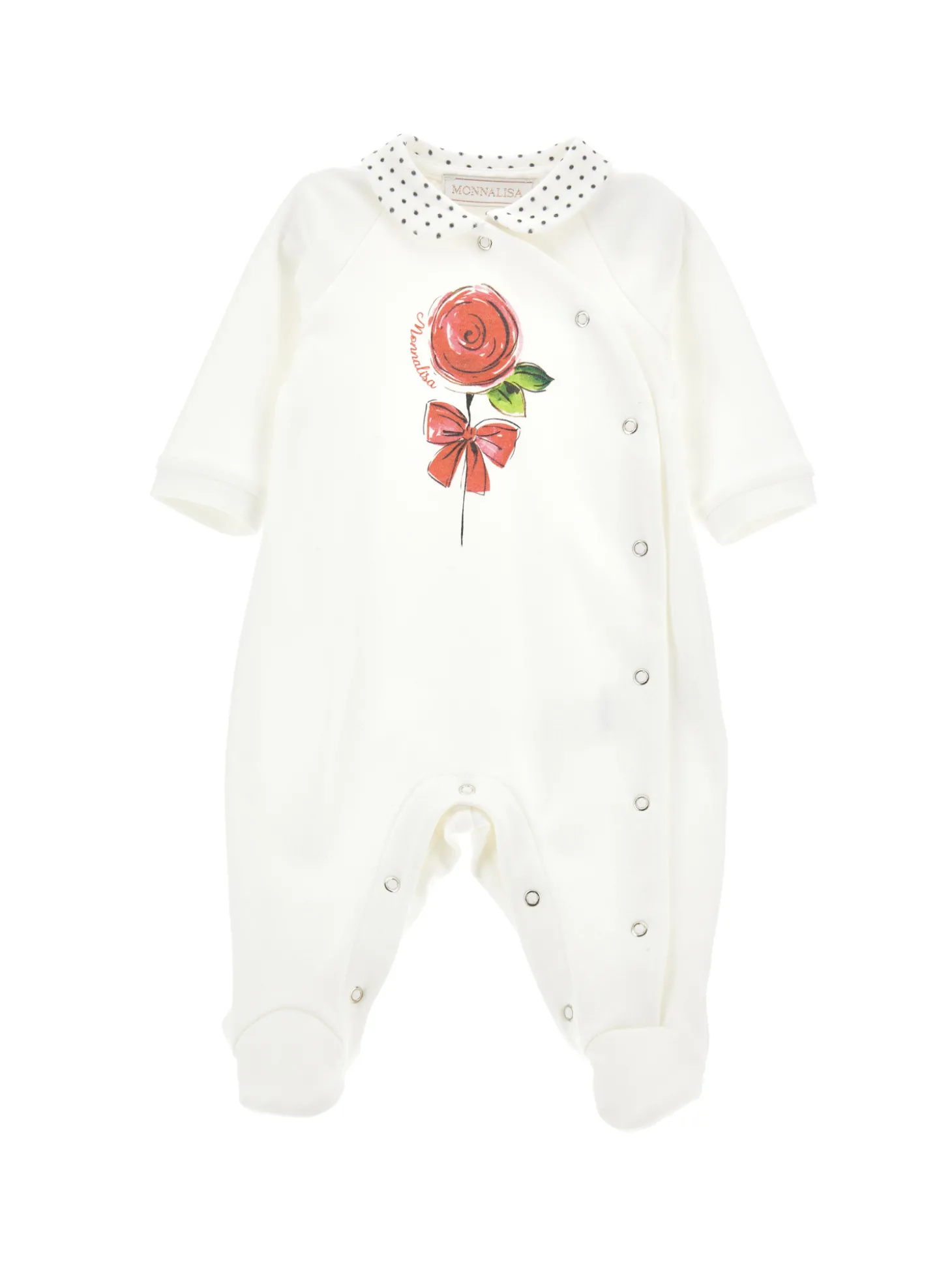 Tutina cotone con colletto