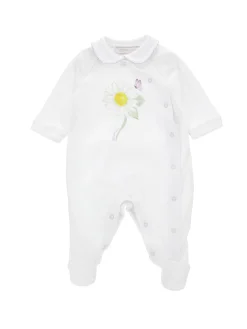 Tutina cotone margherita con colletto